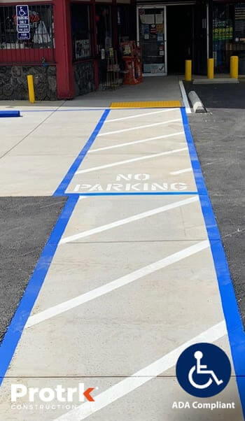 ADA Accessible Route & ADA Signage