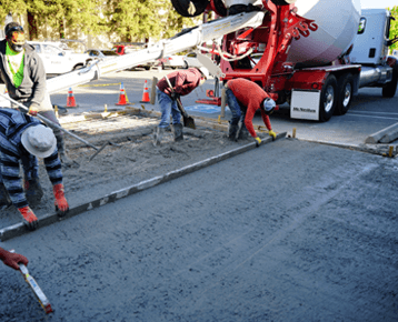In Progress: Placing of New ADA Concrete for Accessible Route