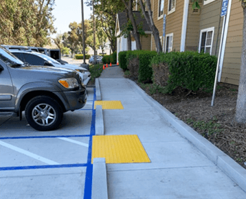 New West ADA Compliant Parking & Walk to Existing Ramp